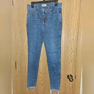 Madewell High Rise Blue Jeans
